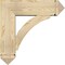 Ekena Millwork Thorton Arts and Crafts Rough Sawn Bracket w/ Offset Brace, Douglas Fir, 8"W x 26"D x 26"H BKT0806X26X26THR03RDF - alternate 4